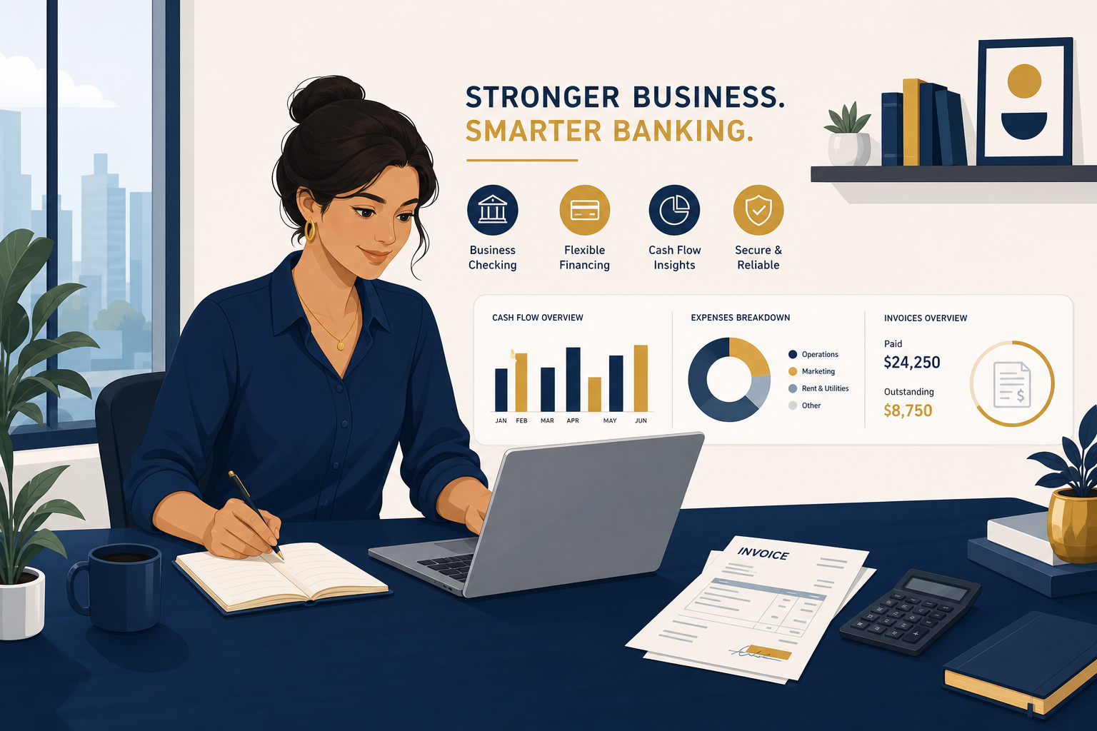 Golden1 business banking for California companies