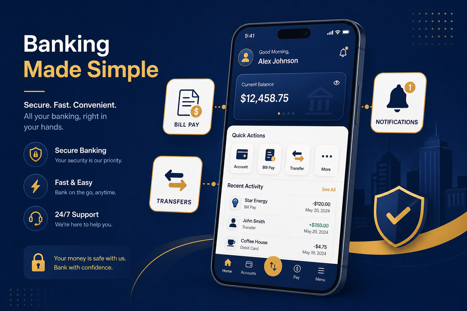 Digital banking at golden one cu after login